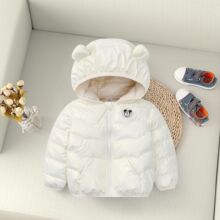 清仓婴幼儿A类宝宝米奇童装羽绒棉棉衣冬装闪灯男女耳朵棉服全清