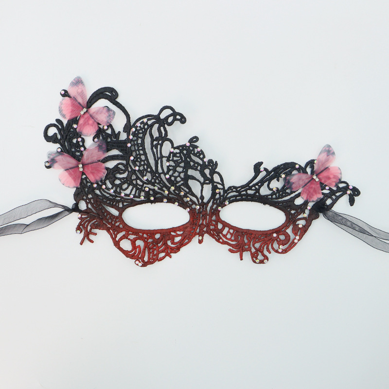 Amazon máscaras de moda europeas y estadounidenses máscaras de mitad de cara fiestas de baile pareja cara