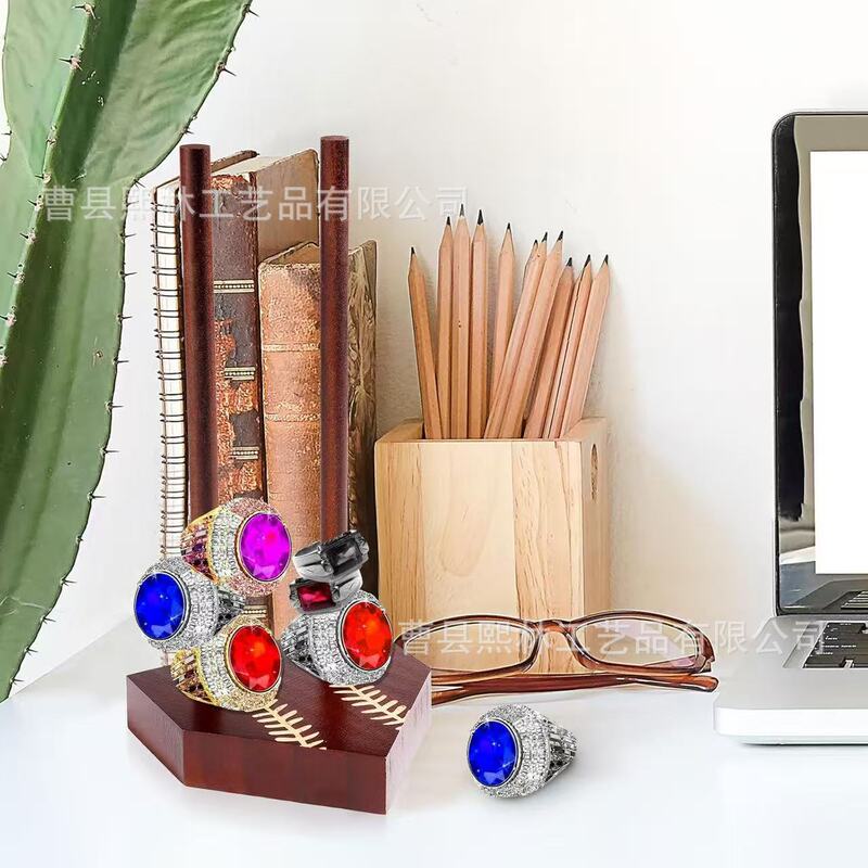 Personalized Wooden Baseball & Softball Ring Holder Sports Tournament Display Stand Hand Painted Personalized Gifts
