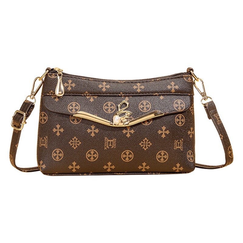 Bolsa de Madre de mediana edad bolsa de mensajero 2022 nueva bolsa de teléfono móvil versátil anciano compras hombro de cuero suave bolsa pequeña