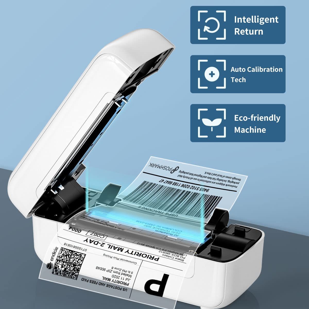 PhomemoPM-246-S transfronterizo de comercio electrónico de una sola máquina de papel térmico expreso de una sola cara
