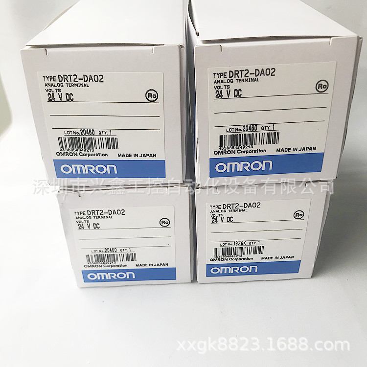 欧姆龙DRT2-DA02 DRT2-DA04 网络模块PLC模拟量输出单元