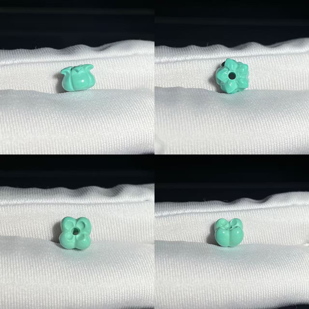 Magnesite Small Flower Accessories DIY Crafts Turquoise Accessories Bracelet Spacer Beads Braided Rope Pendant Creative Accessories