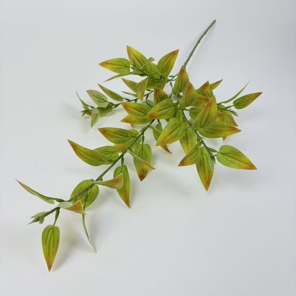 Simulación de plantas verdes 5 cabezas Clematis boda decoración suave guía de carretera accesorios de fotografía muebles para el hogar plantas verdes árboles transfronterizos image 7