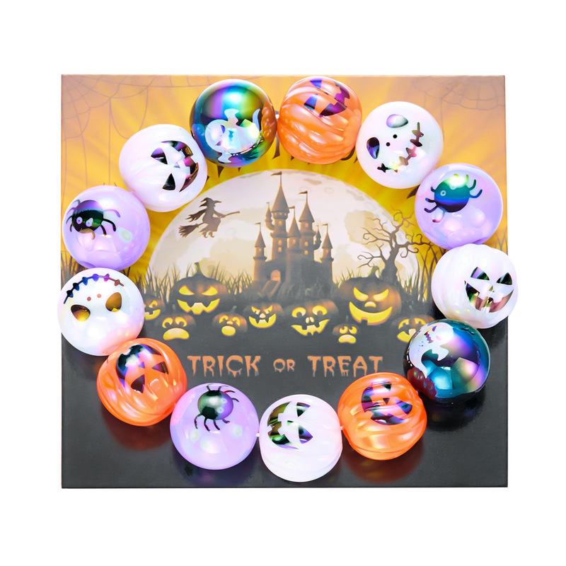 ダークゴシックスタイルニッチデザインハロウィンシリーズブラッドハンドプリントコウモリゴーストウッドビーズネックレスブレスレット|undefined