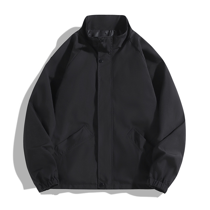 Cross-Border Men's Jacket Lightweight Casual Spring Autumn Student Youth Zipper Jacket with Pockets Trendy Brand Jacket for Men Cross-Border Men's Jacket Lightweight Casual Spring Autumn Student Youth Zipper Jacket with Pockets Trendy Brand Jacket for Men
