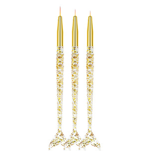 Fishtail Nail Pen Nail Art Pull Pen Very Fine Mermaid 3 Gouhui Pen Painted Pen Nail Art Brush