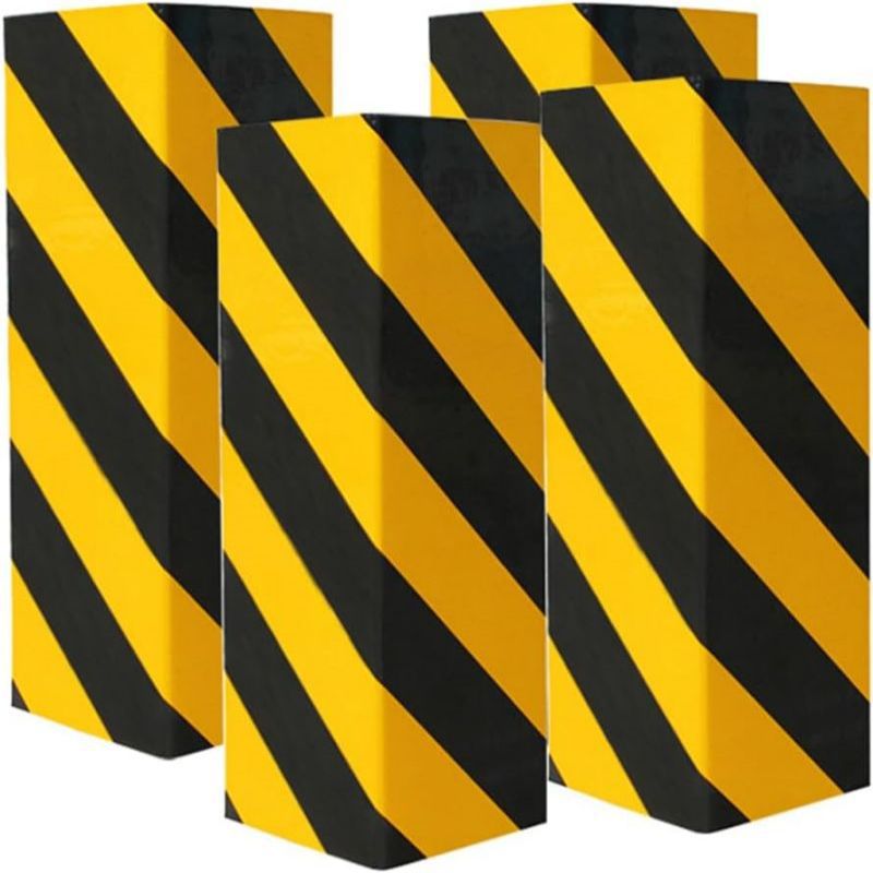 车库护角定制汽车防撞红白反光条车门警示贴公路标示警示泡棉护角