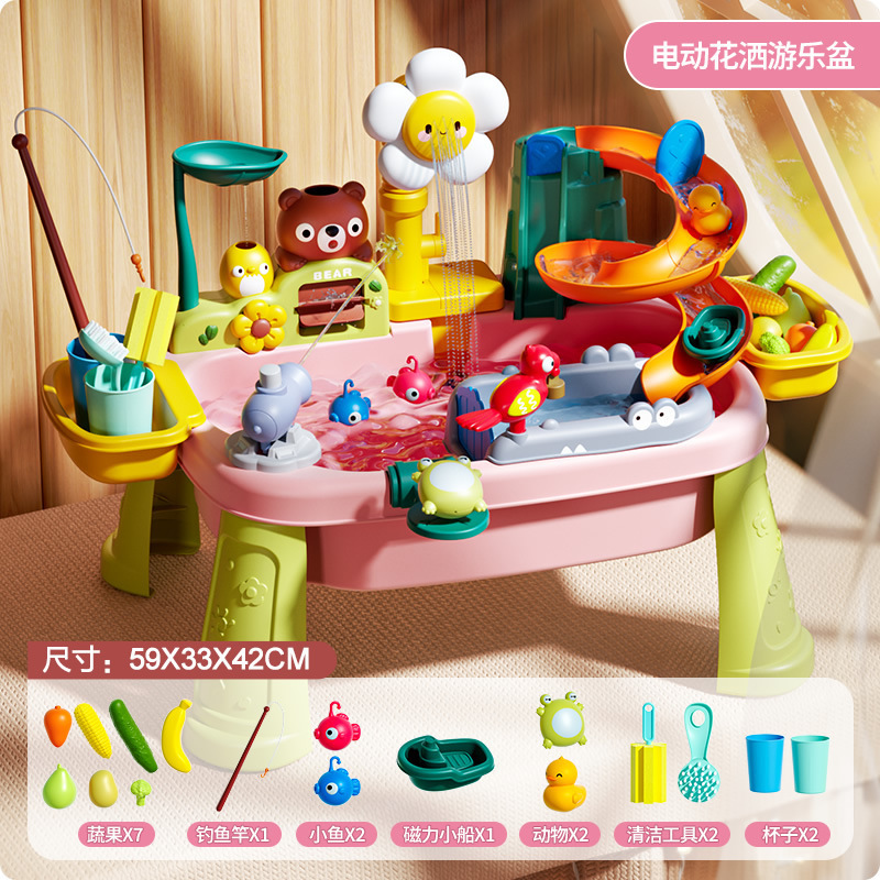 2025 新しい子供用食器洗い機のおもちゃの蛇口赤ちゃん水遊びキッチンままごと女の子子供の日のギフト|undefined