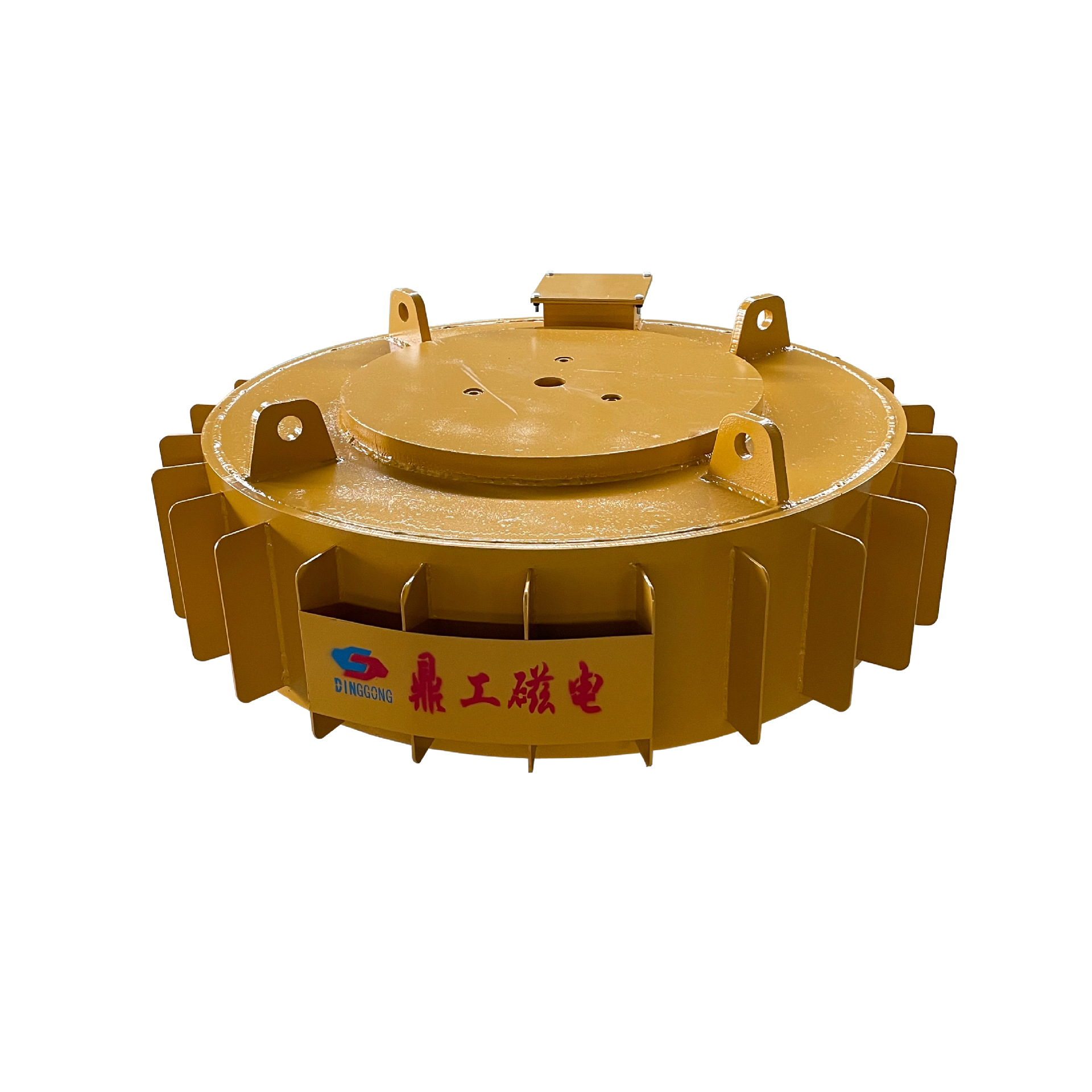 山东鼎工供应除铁器永磁电磁除铁器 干式电磁自卸式除铁器