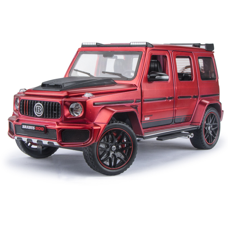 (2개) JIANYUAN 1:24 STAR TOP BABOS G800 모델 합금 오프로드 차량 모델 쉐이크 보이스 라이브 추천 국경