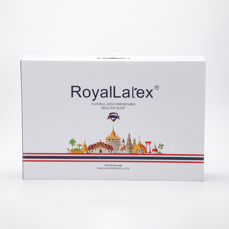 Royal Latex Pillow New Year Gift Packaging Latex Pillow Original Packaging Gift Box Wholesale