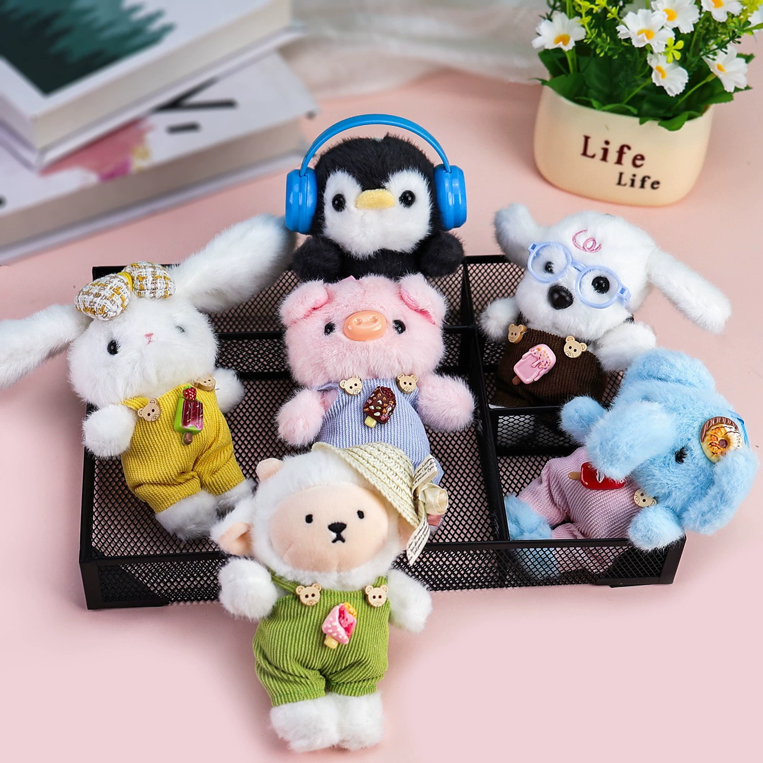 Милый ароматный плюшевый брелок-игрушка в виде животного с ароматом, плюшевый шарм для сумки, подарок-кукла.