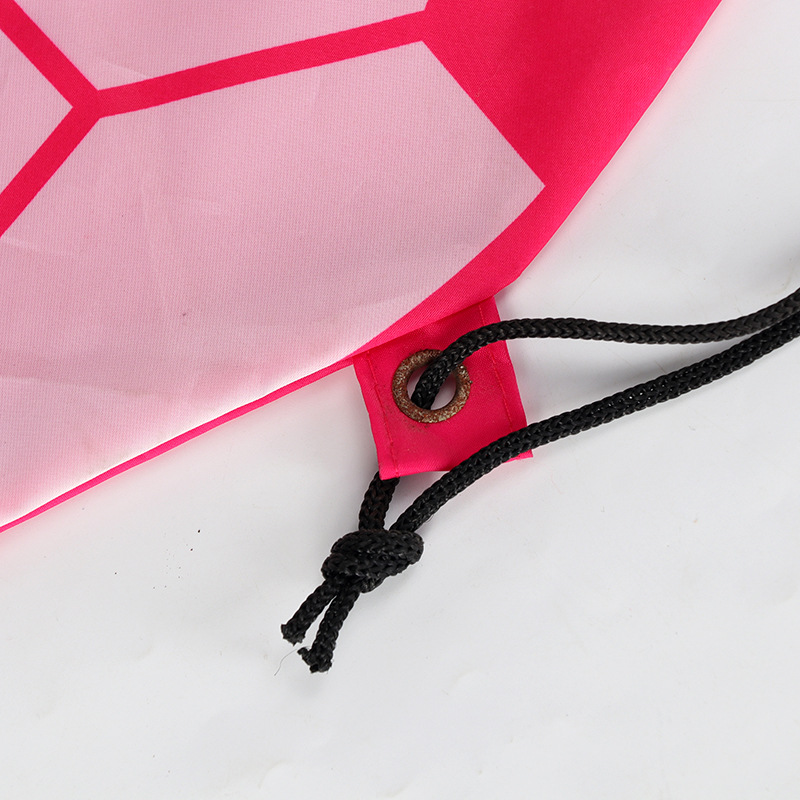 Venta al por mayor de poliéster en blanco 210D bolsa de cordón personalizada bolsa de bola de juguete bolsa de almacenamiento de cordón personalizado