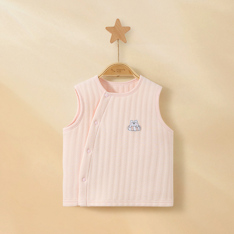 Chaleco de bebé primavera, otoño e invierno, recién nacido, cálido, acolchado fino para niños, chaleco de fondo para niños y niñas, chaleco de bebé