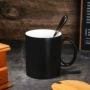 欧式磨砂陶瓷哑光水杯