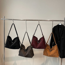 双肩包女2025新款时尚大容量托特包复古多功能后背包单肩女包