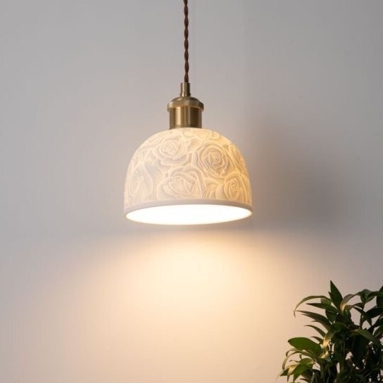 Cream Japanese Style Bedside Small Chandelier Bedroom Retro Middle Ancient Wall Hanging Hallway Corridor Restaurant Silent Wind Chandelier