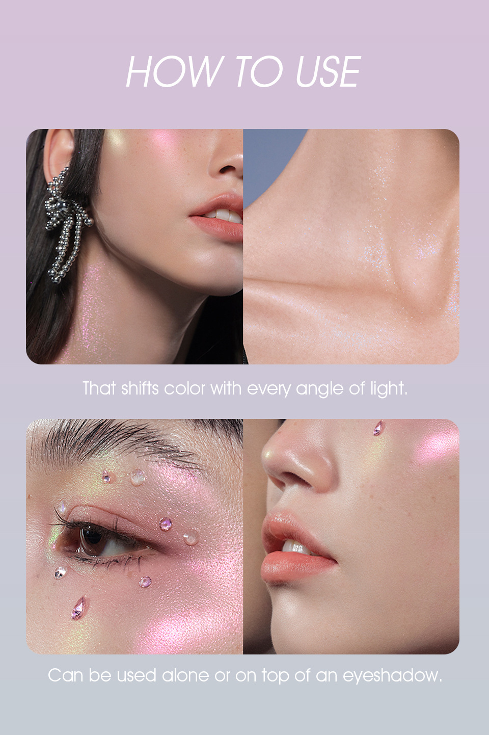 Langmanni Single Chameleon Liquid Eyeshadow shines with eyeshadow liquid eye makeup undefined