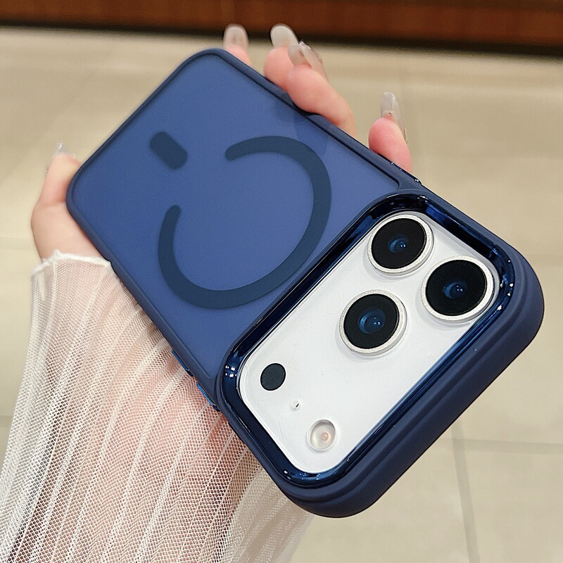 苹果17promax肤感磁吸手机壳iPhone16磨砂15半透14大孔防摔保护套|undefined