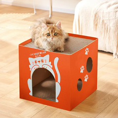 猫ダンボール屋の猫掴み板は一体で耐摩耗性があります。