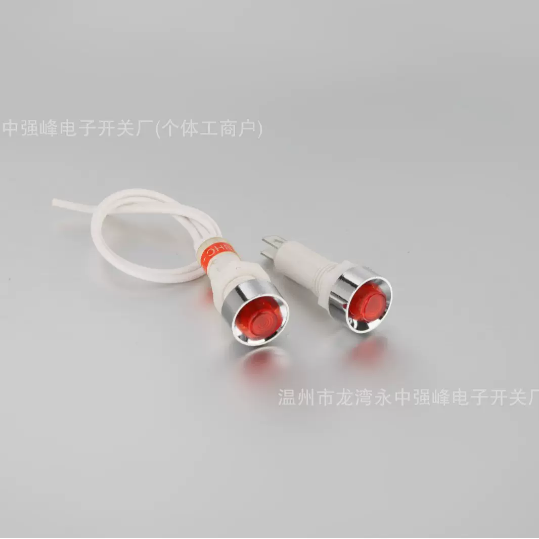 电源信号灯 NHC 指示灯 DC24V DC12V AC220V 380V 安装孔10mm