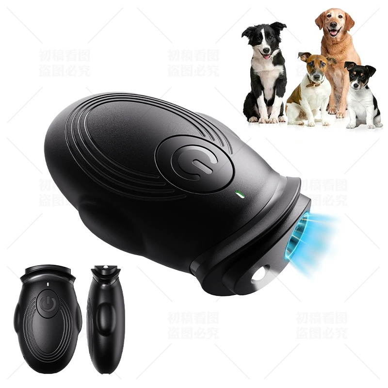 Горячий новый продукт, мини-компактный портативный эффективный мощный ультразвуковой отпугиватель собак, ультразвуковой фонарик для дрессировки собак и отпугиватель собак