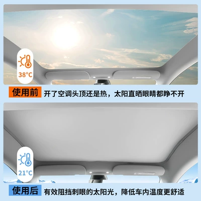 Sun shade, Edition Tesla Sunshade Front Windshield