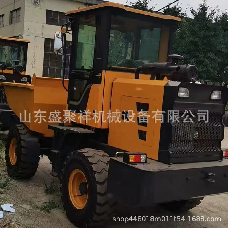 Шенгджухианг четырехколесный цементовоз с дизельным двигателем, четырехколесный самосвал 3T с передней загрузкой