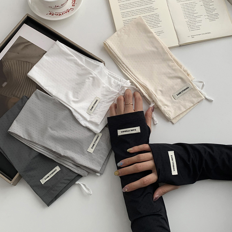 Mangas de hielo protector solar de verano anti-UV guantes de hielo protector de brazo para montar guantes de hielo protector solar