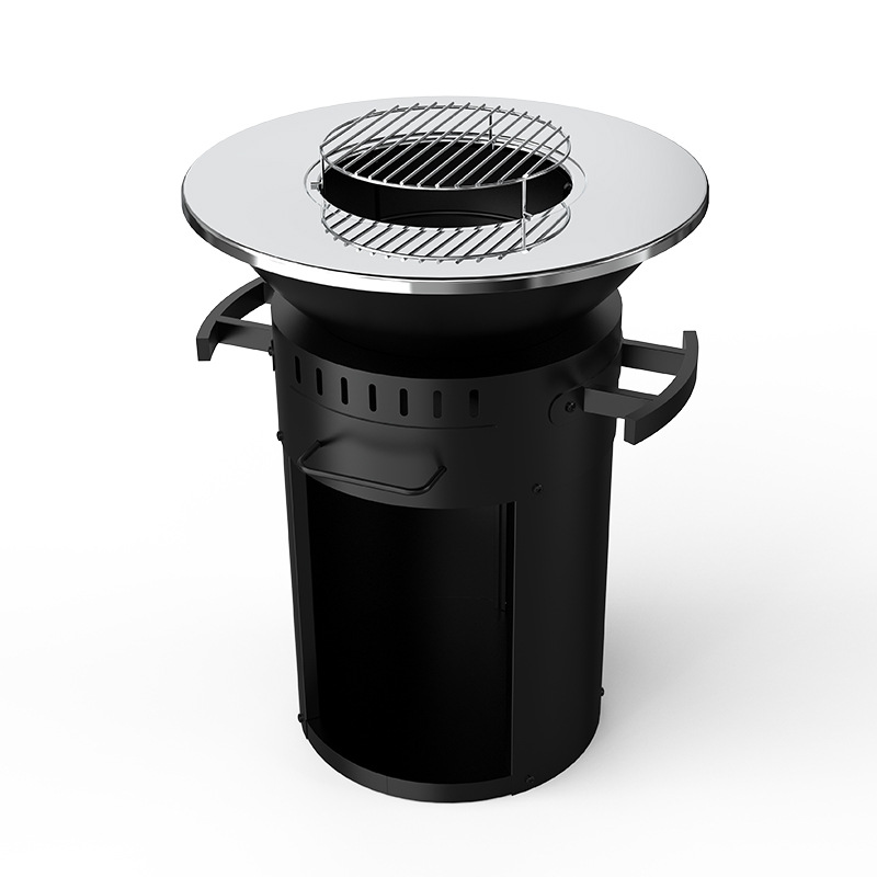 Spot Estufa de jardín de estilo europeo Estufa de barbacoa de calefacción Estufa de leña vertical Estufa multifuncional Estufa de jardín