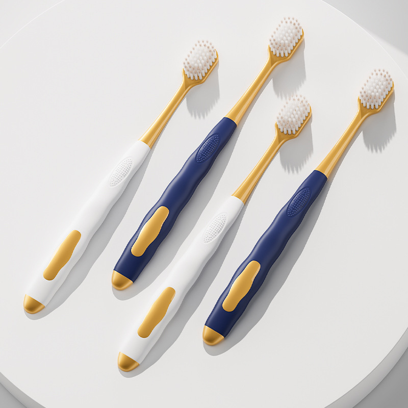 Cepillo de dientes denso y suave, cabello ultrafino y suave, raspador de lengua, macarón para limpiar la boca y no dañar las encías.