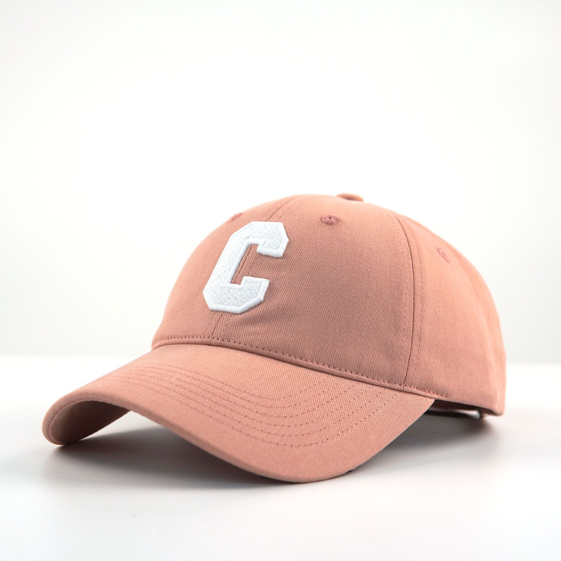 Bestickte C-buchstaben Baseball Cap Für Damen Und Herren Sonnenschutz_voghion.com
