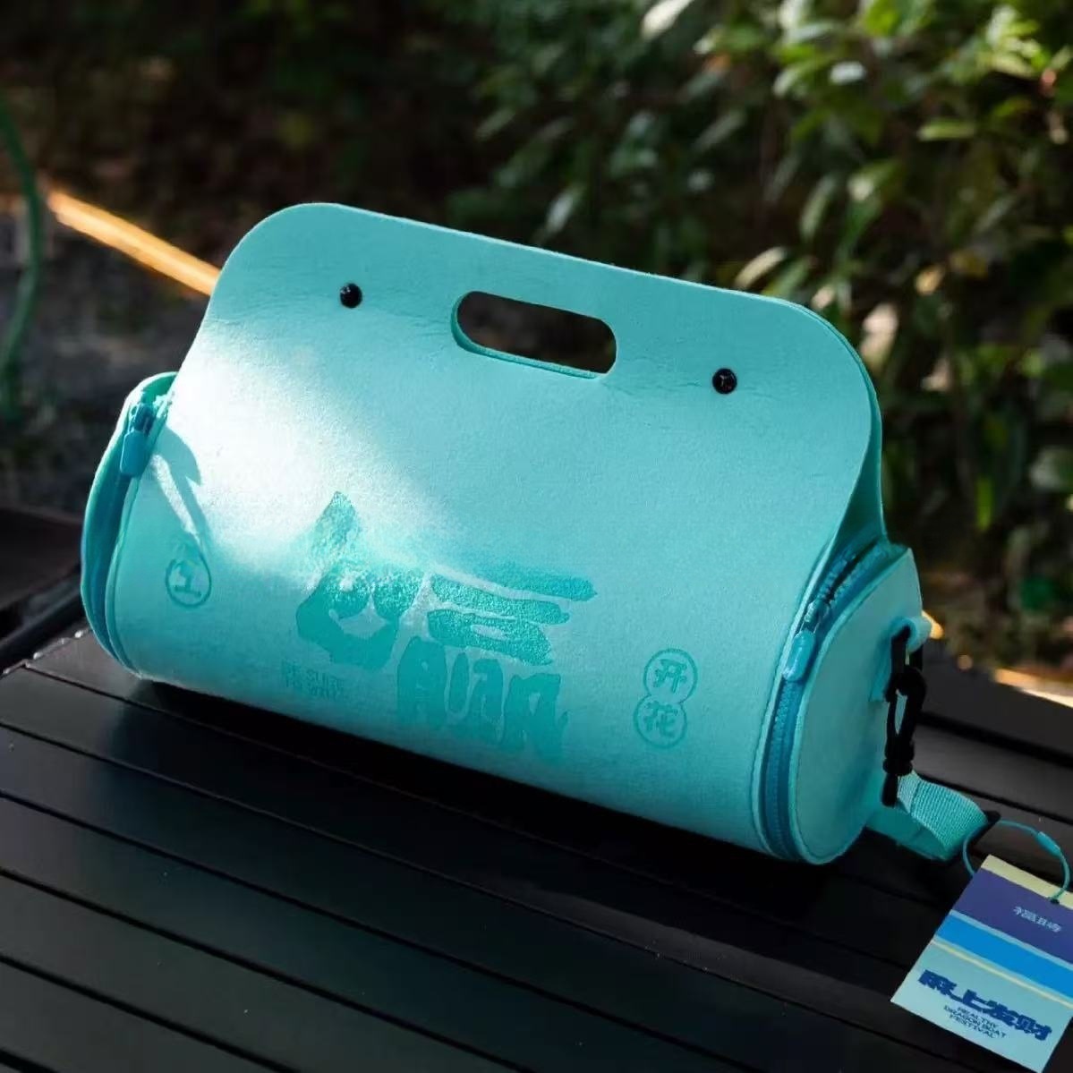 2025中秋月饼礼品盒商务企业包装伴手礼毛毡礼品袋创意毛毡手提袋