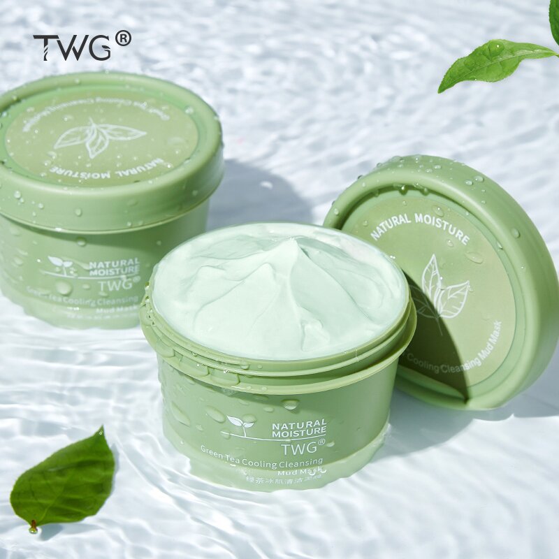 TWG绿茶冰肌泥膜清洁保湿洁面泥面膜涂抹式绿茶泥膜