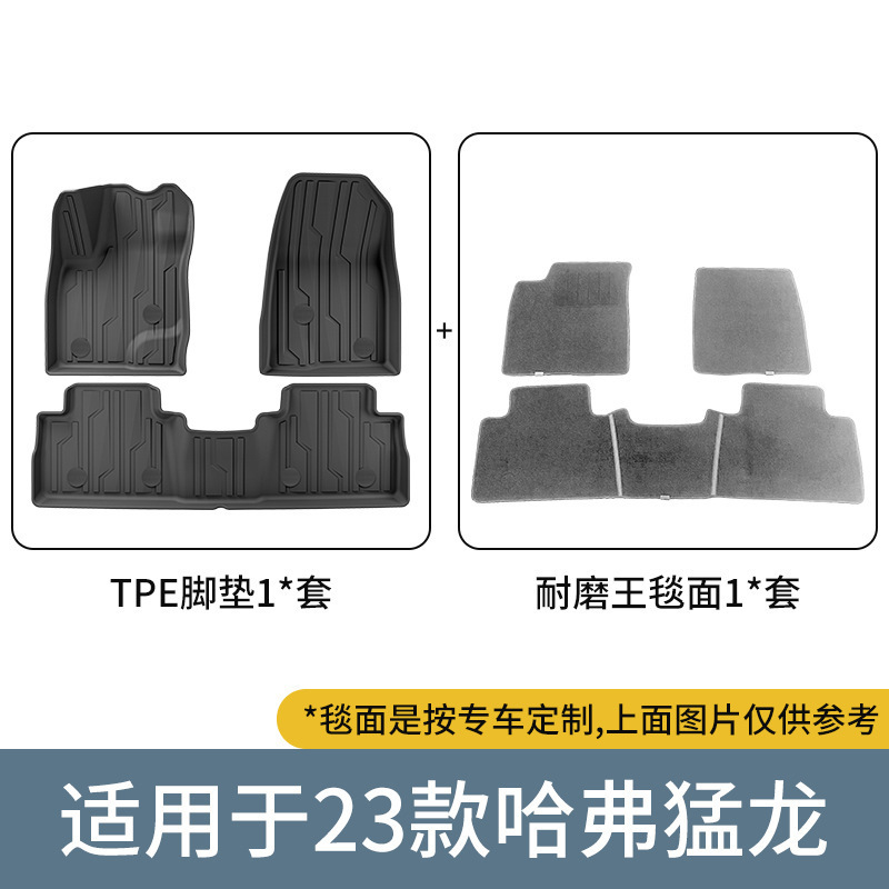 Haval – TPE Car Modelə uyğun ayaqaltı - 2023-haval-raptor-double-layer-floor-mats-carpet