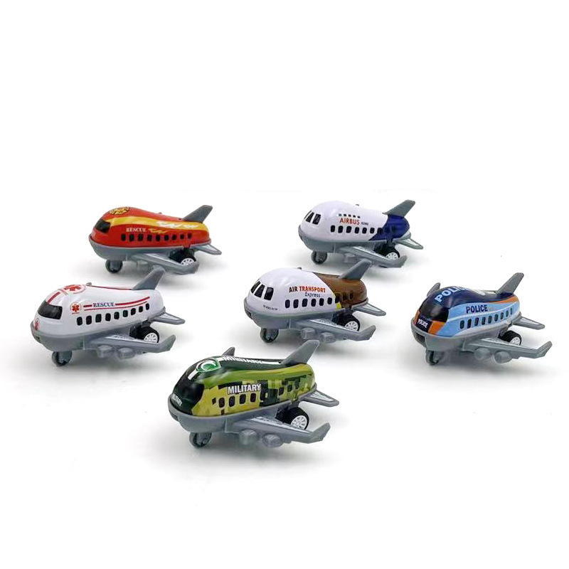 Hierro grandes aviones metal coche Tire hacia atrás de los niños juguete coche simulación avión modelo militar decoración helicóptero