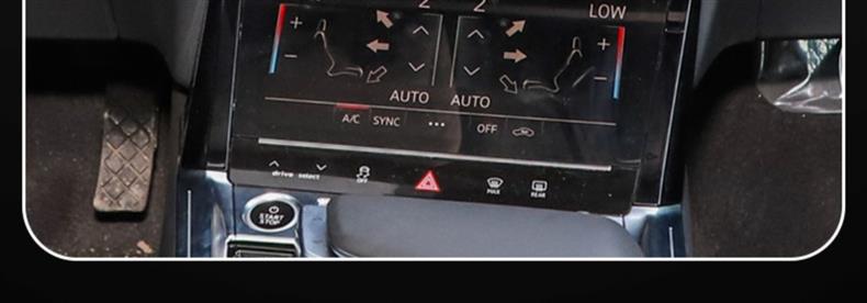 20-25 Audi E-Tron Special Screen Central Control Body Interior Sticker Car Modification Transparent Tpu Protective Film