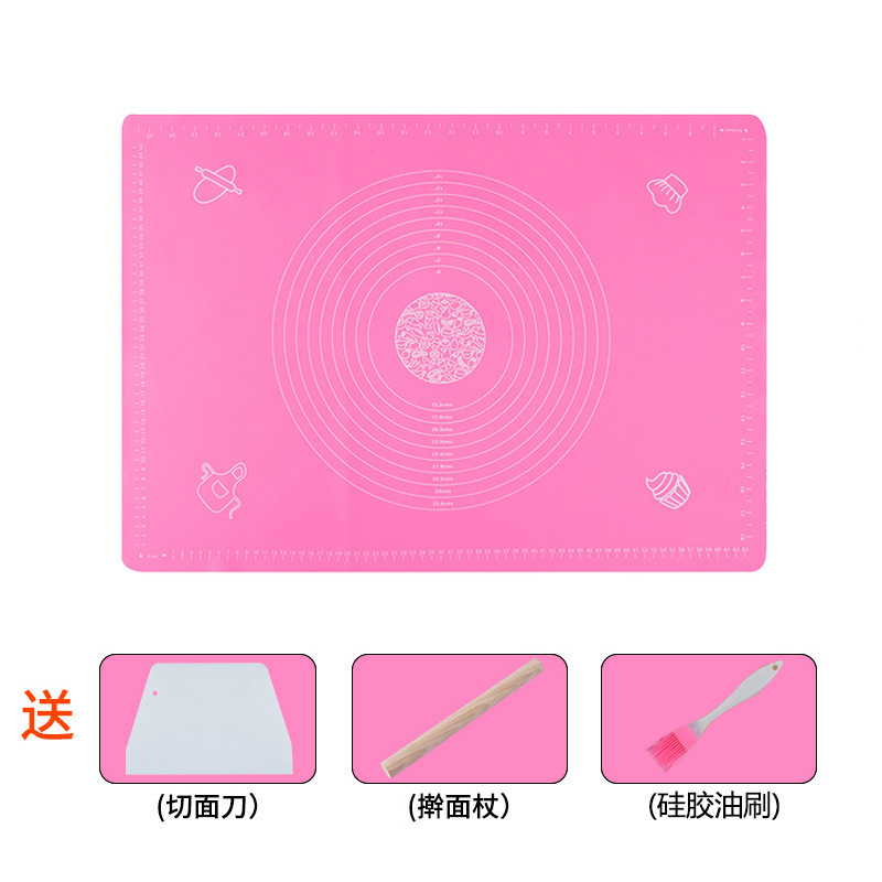 硅胶揉面垫加厚食品级硅胶垫面板家用案板擀面垫子烘焙和面垫子|undefined