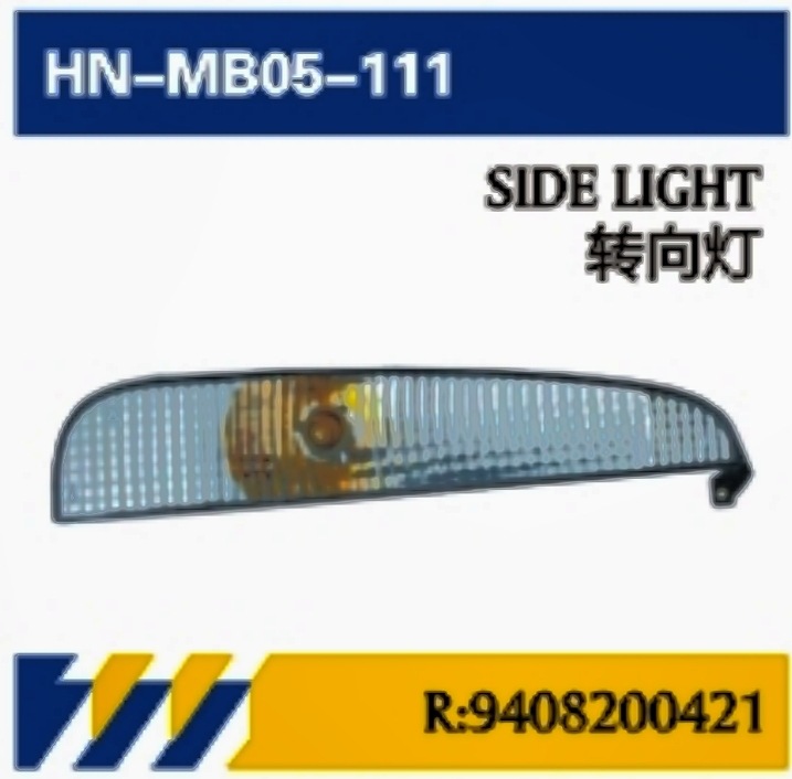 Para camiones Mercedes-Benz Axor Headlight Assembly / Fog Light / Steering Light / Light Cover Bump A-Pillar Support