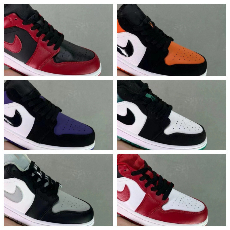 Putian Shoes Pure Original Aj1 Jordan First Generation Mid-Top Classic Basketball Shoes Men's and Women's Casual Sports Shoes Couple Shoes Sneakers