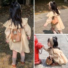 女童包包韩国儿童新款时尚复古单肩斜挎包洋气小女孩零钱手提包潮