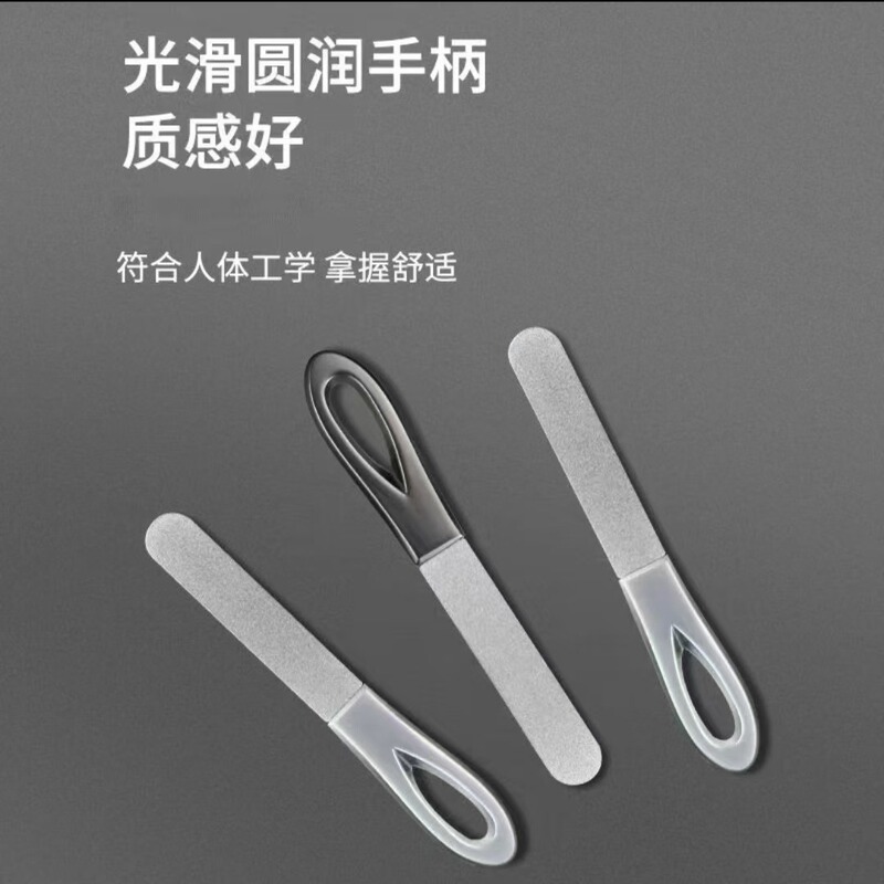 不锈钢精工指甲锉打磨条锉刀磨指甲砂条美甲双面磨砂指甲锉条修型|undefined