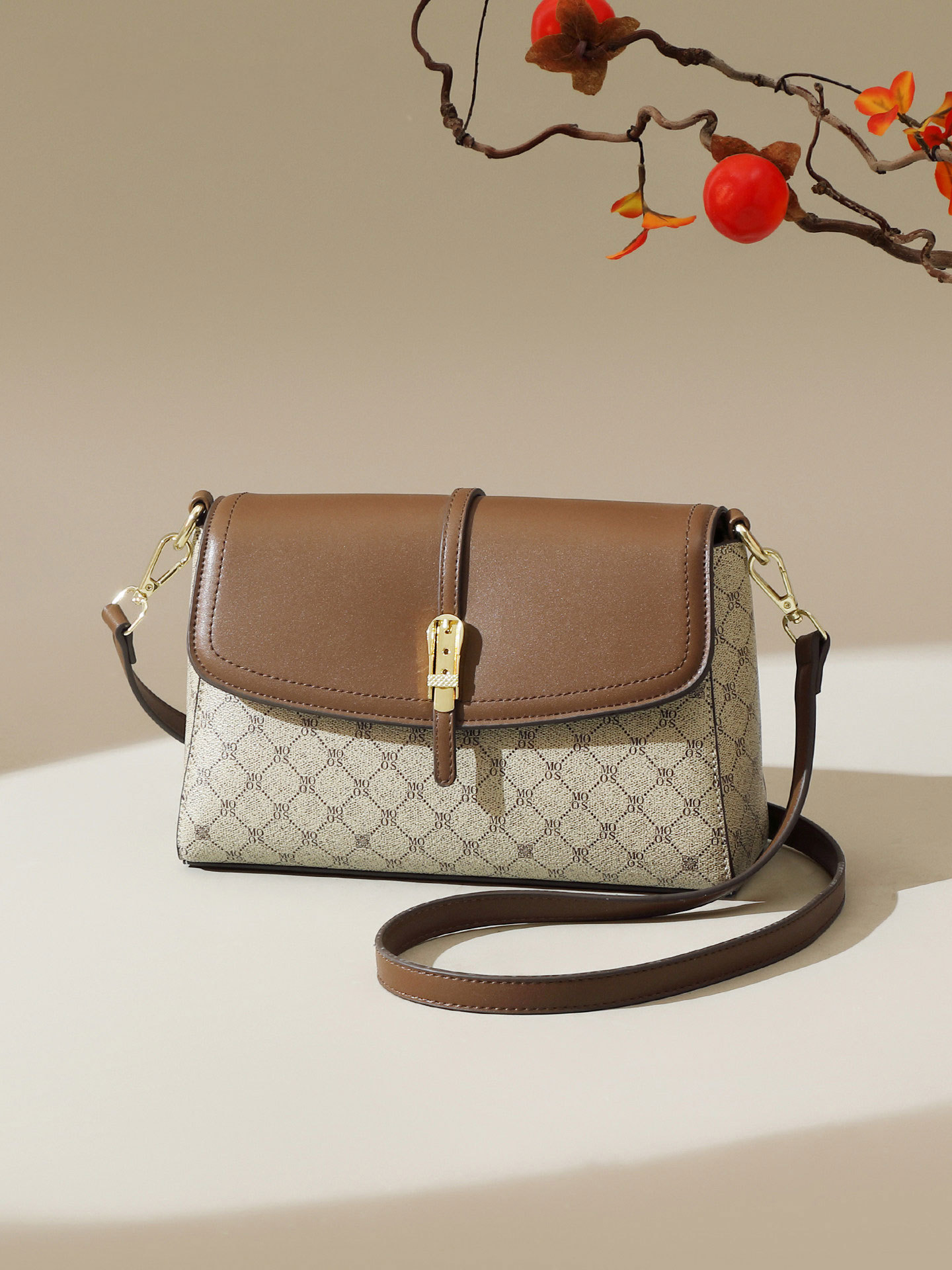 Viajar retro estampado bolso de mujer bolso de madre bolso 2026 nuevo bolso de mujer de flores antiguas bolso práctico de un solo hombro