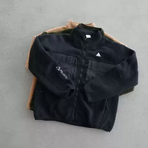 In-Stock Affordable Original-Style Outdoor American Trendy Stand-Collar Warm Fleece Sports Casual Jacket for Men