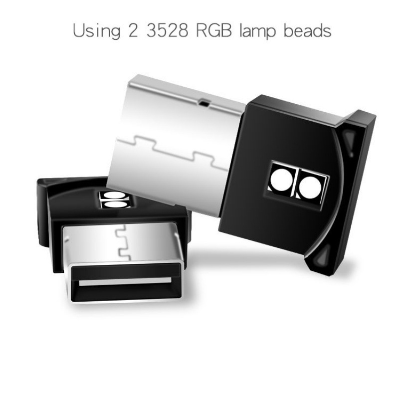 Auto LED sensible a la luz auto-encendido RGB multifuncional luz de atmósfera USB brillante