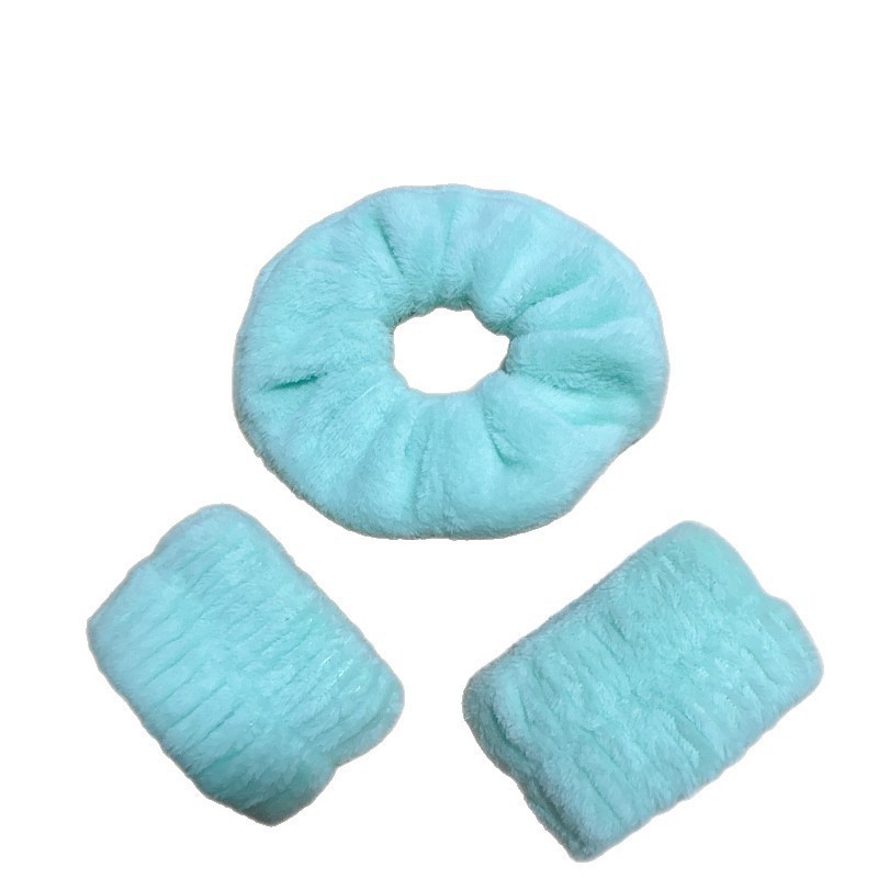 35cm 흡수성 머리끈 + 손목 - 녹색 (15*20*3cm*80g)