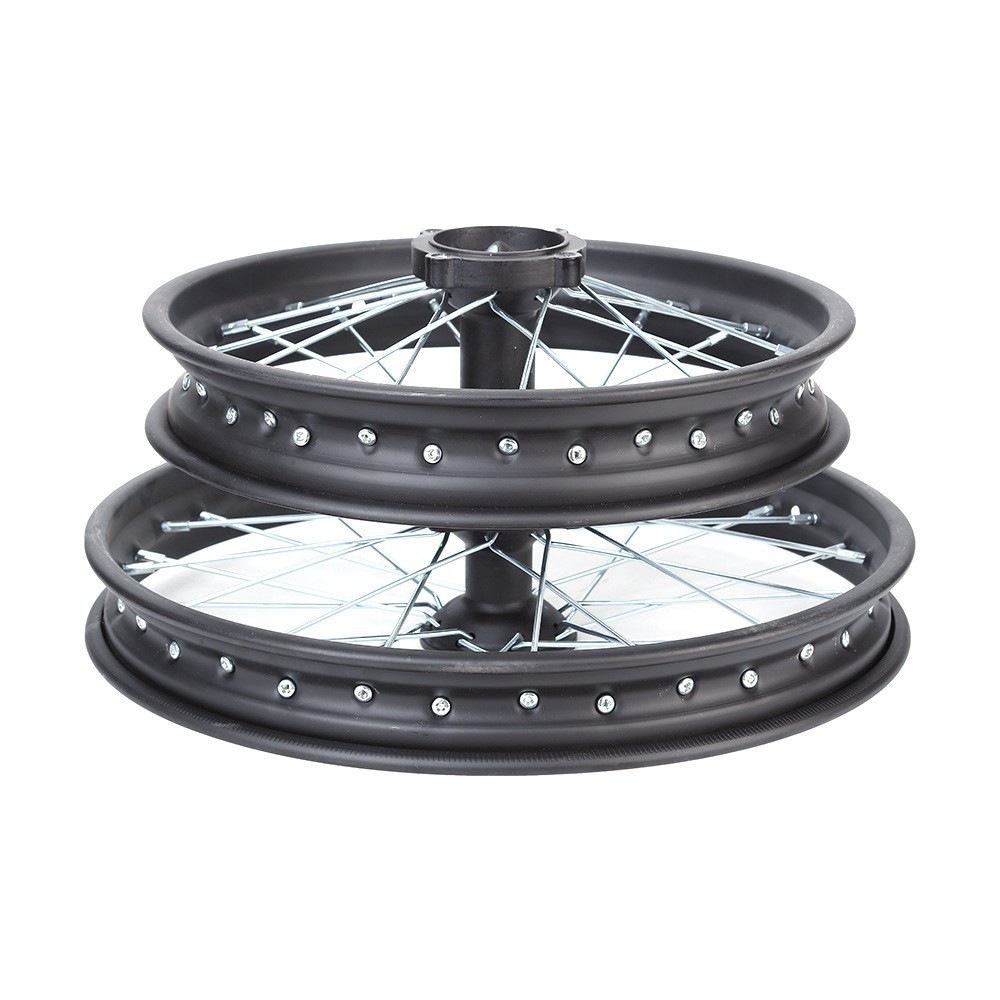 Steel Rim with Disc Brake, 1.8514 Decal Strip, Iron-Aluminum Alloy Wheel Hub, U-Nai-Zhi Motorcycle Off-Road Front and Rear