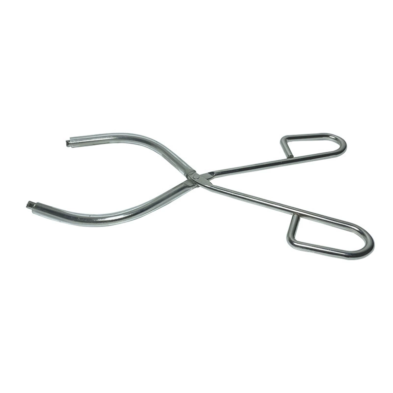 Зажим для колб, лабораторный зажим для стеклянной посуды, оборудование для химических лабораторий, термостойкие щипцы, нескользящие, хромированные