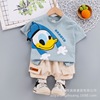 Summer clothing, children's set, western style, children's clothing, 2021 collection, with short sleeve, Korean style